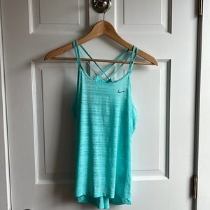 Nike dri fit blue tank